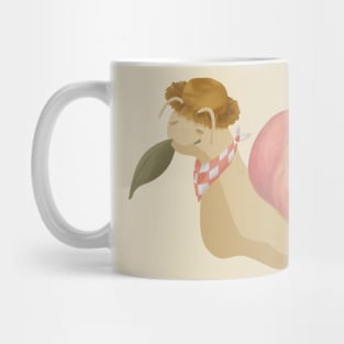 Peach Snail Mug